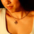 Croissant Twisted Link Chain Necklace
